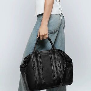 Aimee Kestenberg Black Satchel Bag